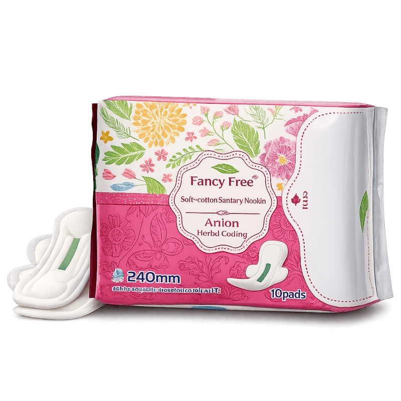 Absorbante zi Fancy Free 240 mm 5 straturi cu aripioare moi 10 buc